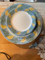 Gien BELLE ÎLE sideplates, Ophalen of Verzenden, Porselein, Overige stijlen, Bord(en)