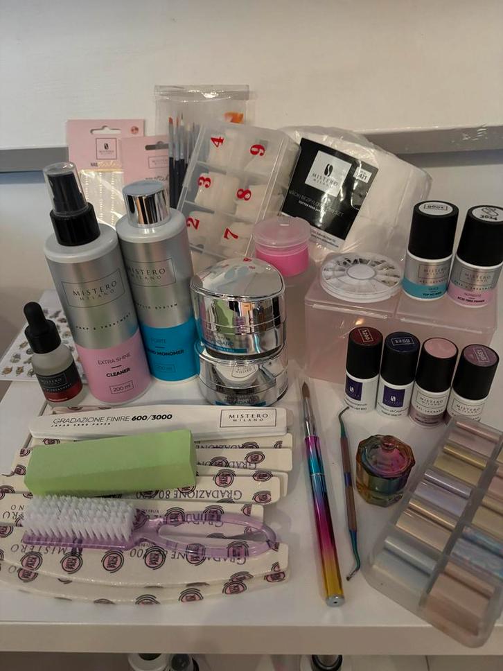Complete Acrylnagel Set - Mistero Milano, Sieraden, Tassen en Uiterlijk, Uiterlijk | Cosmetica en Make-up, Nieuw, Toebehoren, Handen en Nagels