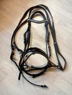 Mooi zwart hoofdstel met strass mt cob, Ophalen of Verzenden, Dressuur