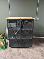 Wijnkast gebruikt, Huis en Inrichting, Kasten | Vitrinekasten, Ophalen, 50 tot 100 cm, Zo goed als nieuw, 25 tot 50 cm