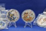 (A375) Australia LUNAR III TEAL en GOLDEN DRAGON 2024 1 Oz., Ophalen of Verzenden, Losse munt, Zilver