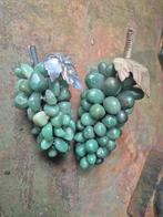 2 mooie Jade edelstenen druiventrossen groen, Antiek en Kunst, Ophalen of Verzenden