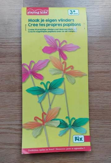 Knutselpakket Maak je eigen vlinders beschikbaar voor biedingen