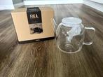 Gusta glazen theepot Fika, Huis en Inrichting, Keuken | Servies, Ophalen, Overige typen, Nieuw, Glas