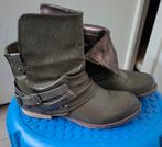 Groene Enkellaarsjes met gesp, maat 38, Kleding | Dames, Schoenen, Lage of Enkellaarzen, Ophalen of Verzenden, Super Me, Gedragen