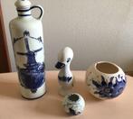 Delfts Blauw, eend, jeneverkruik, theezeef, vaasje, Antiek en Kunst, Antiek | Keramiek en Aardewerk, Ophalen of Verzenden