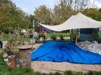 Beschadigde Stretch Tent 7x7m - Opknapper/Onderdelen, Tuin en Terras, Gebruikt, Overige typen, 6 meter of meer, 8 meter of meer