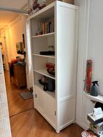 Hoge witte kast, Huis en Inrichting, Kasten | Boekenkasten, Ophalen, Gebruikt, 25 tot 50 cm, 50 tot 100 cm