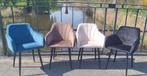 Lina® Rio - Velvet Eetkamerstoelen - Set van 4 - €240, Metaal, Mevsim Store, Overige kleuren, Nieuw
