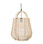 Nieuwe Xenos hanglamp bamboe naturel, Ophalen, Nieuw, Hout, Minder dan 50 cm