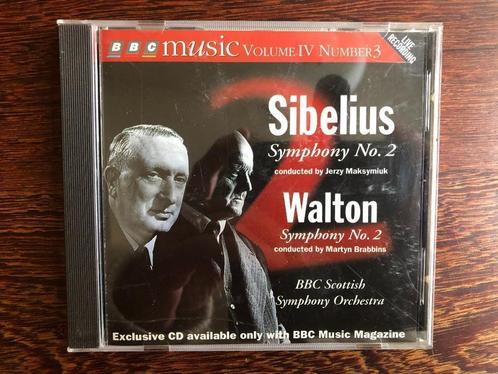 * Sibelius - Symfonie nr. 2 - Walton - Symfonie nr. 2, Cd's en Dvd's, Cd's | Klassiek, Zo goed als nieuw, Ophalen of Verzenden