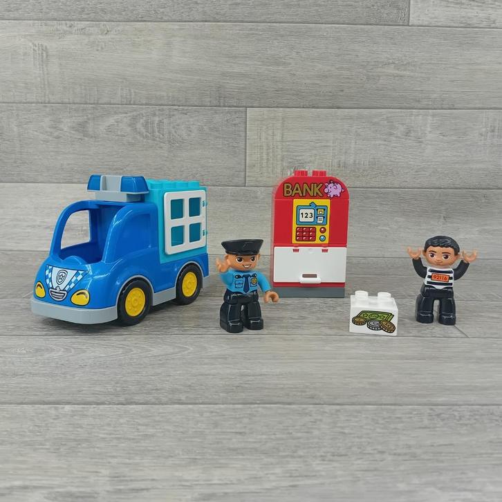 duplo politie bankoverval, Kinderen en Baby's, Speelgoed | Duplo en Lego, Zo goed als nieuw, Duplo, Ophalen of Verzenden