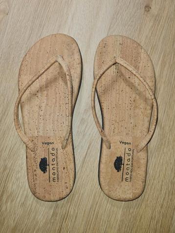 Vegan slippers van kurk, dames