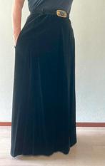 Zwarte Velours Lange Rok 38/40, Kleding | Dames, Rokken, Maat 38/40 (M), Zwart, Ophalen of Verzenden, Zo goed als nieuw