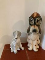 Vintage Porseleinen Hondenbeeldjes - Dalmatiër & Basset, Antiek en Kunst, Antiek | Keramiek en Aardewerk, Ophalen of Verzenden