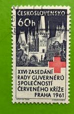 Rode kruis, Ophalen of Verzenden, Gestempeld, Overige thema's