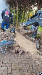 Tuinonderhoud/ Grondwerk/ minigraver met machinist, Garantie, Tuinontwerp