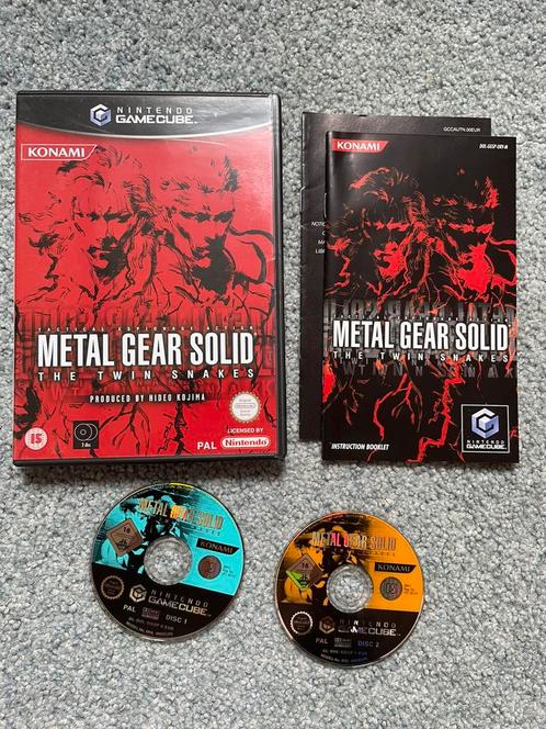 Metal Gear The Twin Snakes met garantie, Spelcomputers en Games, Games | Nintendo GameCube, Zo goed als nieuw, 1 speler, Vanaf 18 jaar