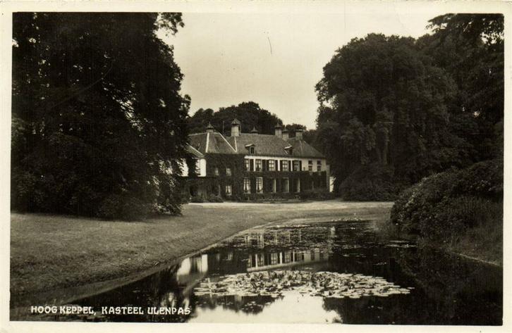 Hoog Keppel, Kasteel Ulenpas - 1935 gelopen, Verzamelen, Ansichtkaarten | Nederland, Ongelopen, Gelderland, Voor 1920, Ophalen of Verzenden
