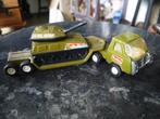 leuke blikken buddy L truck met oplegger en tank uit japan, Ophalen of Verzenden, Gebruikt