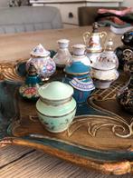 Vintage Parfumflesjes Grieks Porselein - 18 Stuks, Ophalen of Verzenden