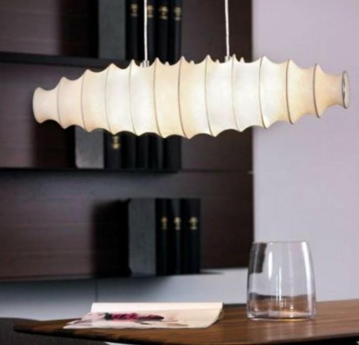 Prachtige design cocoon lamp a la Flos/Pier Giacomo/Visconte, Huis en Inrichting, Lampen | Hanglampen, Nieuw, Minder dan 50 cm