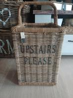Riviera maison rattan trapmand mand wasmand, Mand, Nieuw, Ophalen of Verzenden, Riet