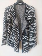 Jazlyn damesvest maat M. Zebra print., Jazlyn, Zwart, Zo goed als nieuw, Ophalen