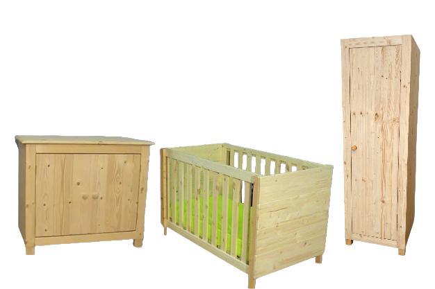 massief houten BABYKAMER Country zelf naar wens te kleuren, Kinderen en Baby's, Kinderkamer | Complete kinderkamers, Nieuw, Jongetje