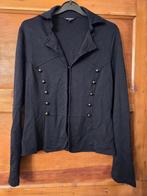 Mooi zwart jasje met knopen van Brooker maat 42, Brooker, Zwart, Maat 42/44 (L), Ophalen of Verzenden