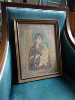 Maria Theotokos van Tichvin: heel fijn geborduurde icoon, Antiek en Kunst, Ophalen