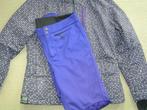 Gestippeld ski jack L met bijpassende paarse broek M., Kleding | Dames, Wintersportkleding, Brunotti & Falcon, Ophalen of Verzenden