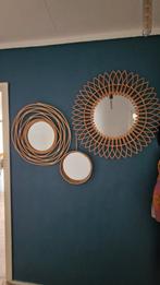 Rotan spiegels Xenos, Huis en Inrichting, Ophalen, Minder dan 50 cm, Zo goed als nieuw, Minder dan 100 cm