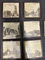 Ingelijste antieke tafereeltjes oud Utrecht, Verzamelen, Ansichtkaarten | Themakaarten, Gelopen, Stad of Dorp, Ophalen of Verzenden