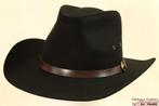 cowboy Western hoed Hawkins zwart en wit 57, 58 en 59 Nieuw, Nieuw, Hawkins, Ophalen of Verzenden, Accessoires