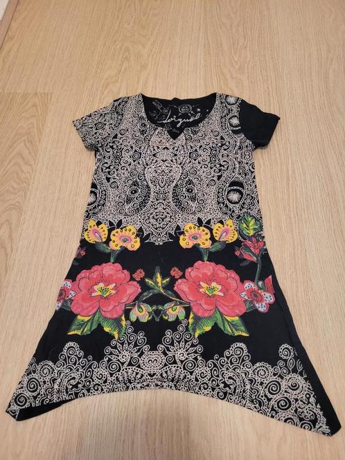 Desigual, tshirt/tuniekje, meisje, 11/12 jaar, nog netjes, Kleding | Dames, T-shirts, Gedragen, Maat 34 (XS) of kleiner, Zwart