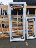 2 Nieuwe Aluplast Kozijnen met HR++ Glas, Doe-het-zelf en Verbouw, Kunststof, Raamkozijn, Nieuw, 150 tot 225 cm
