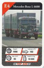 Kw2912 autokaartje mercedes benz l 6600, Verzenden, Zo goed als nieuw, Auto's