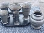 Prachtig 6  tinnen verzameling., Antiek en Kunst, Antiek | Tin, Ophalen of Verzenden