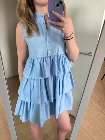 Blauw jurkje ruffles Lumina beschikbaar voor biedingen