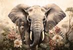 Jungledieren behang Olifant * Ook op maat * Muurdeco4kids, Verzenden, Jungle, natuur,