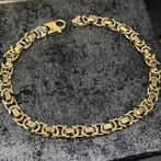 18k gouden armband massief plat koningsarmband 31 gram, Ophalen of Verzenden, Nieuw, Goud