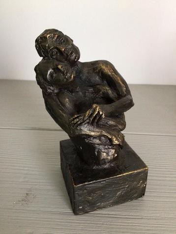 Astrid Veldhuyzen koppen bronzen beeld sculptuur brons kunst beschikbaar voor biedingen