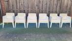 6 stuks driade toy philippe starck kleur wit, Tuin en Terras, Tuinstoelen, Ophalen, Gebruikt, Kunststof, Stapelbaar