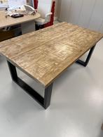 Tafel (eettafel of bureau) massief mangohout (3 stuks), Ophalen, 50 tot 100 cm, Zo goed als nieuw, Vijf personen of meer
