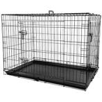 OPRUIMING! Flamingo draadkooi mezo zwart xl - 109x70x77cm, Ophalen of Verzenden, Nieuw