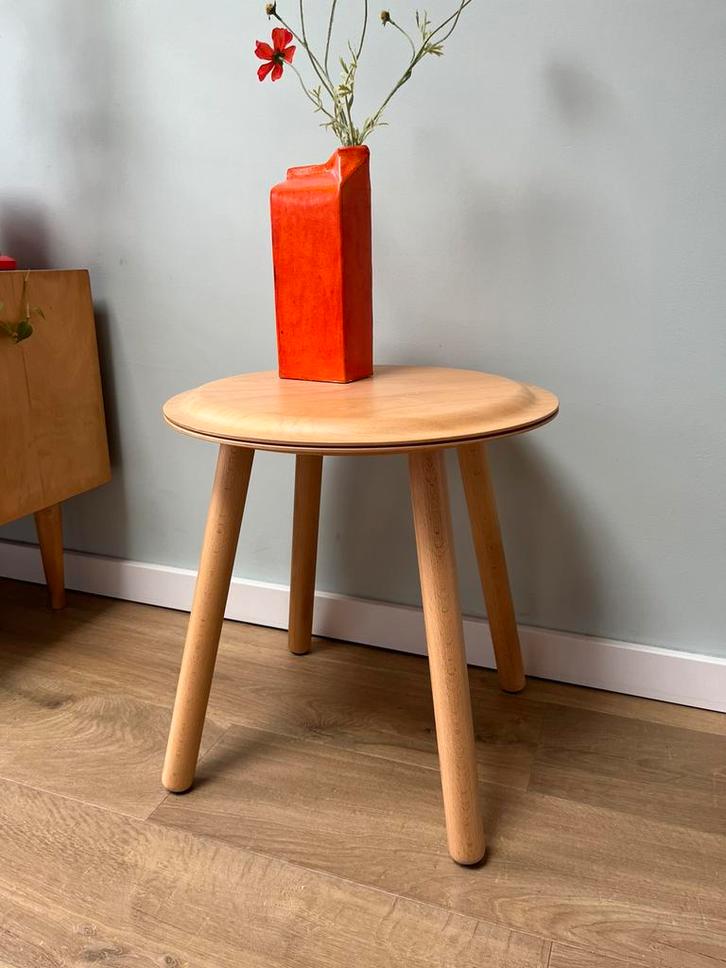 IKEA PS 2017 bijzettafeltje Jon Karlsson, Huis en Inrichting, Tafels | Bijzettafels, Gebruikt, Rond, 45 tot 60 cm, Minder dan 55 cm