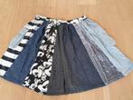 Grijs, zwart witte Thaise strokenrok XL., Kleding | Dames, Overige kleuren, Maat 46/48 (XL) of groter, Thaïs, Ophalen of Verzenden