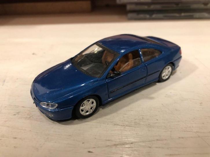 1:43 Opruiming Peugeot 406 Coupe Solido Blauw, Hobby en Vrije tijd, Modelauto's | 1:43, Gebruikt, Auto, Solido, Ophalen of Verzenden