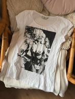 Wit T-shirt met Marilyn Monroe Print - Maat L, Kleding | Dames, Maat 38/40 (M), Wit, Ophalen of Verzenden, Zo goed als nieuw